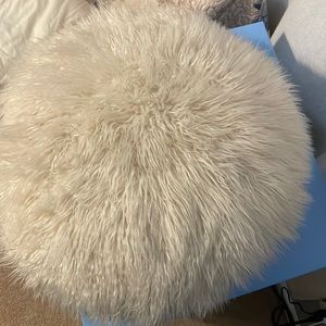 fluffy white pillow